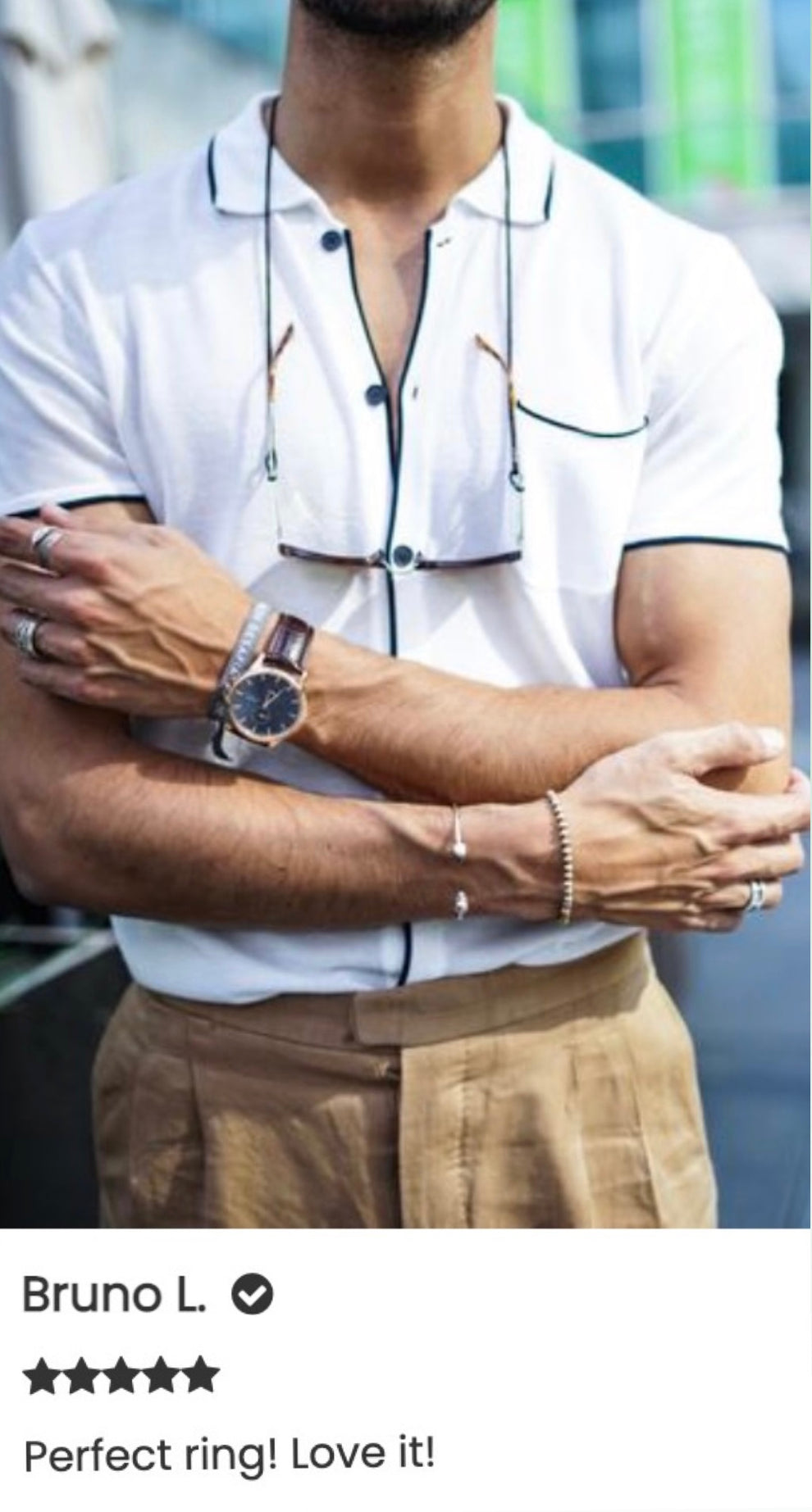 Rebel Saint Co Customer Review: Perfect ring! love it!