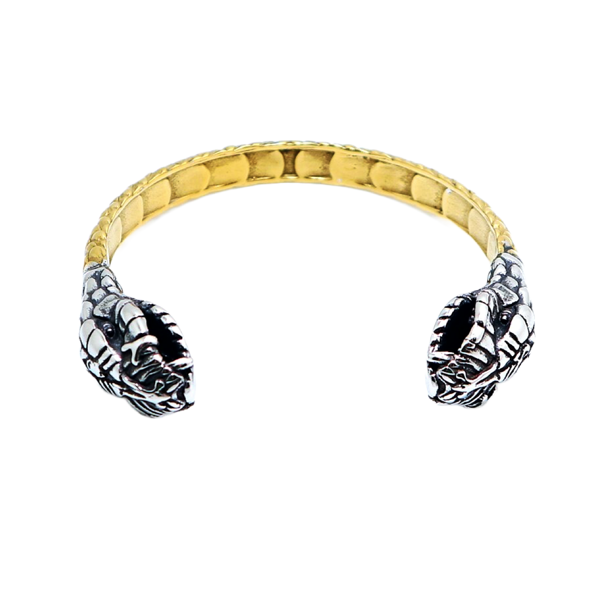 Snake Heads Cuff