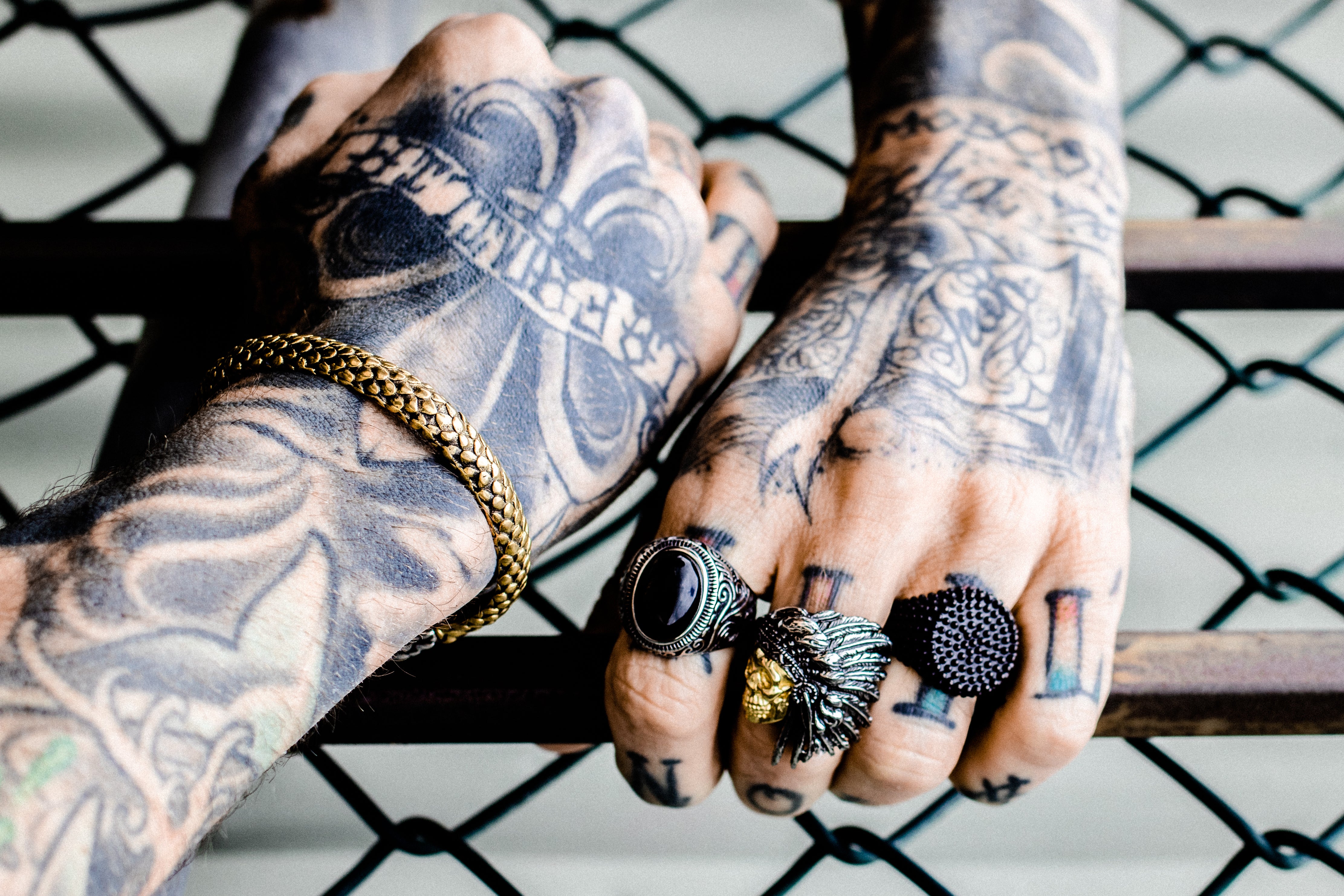 Snake Heads Cuff