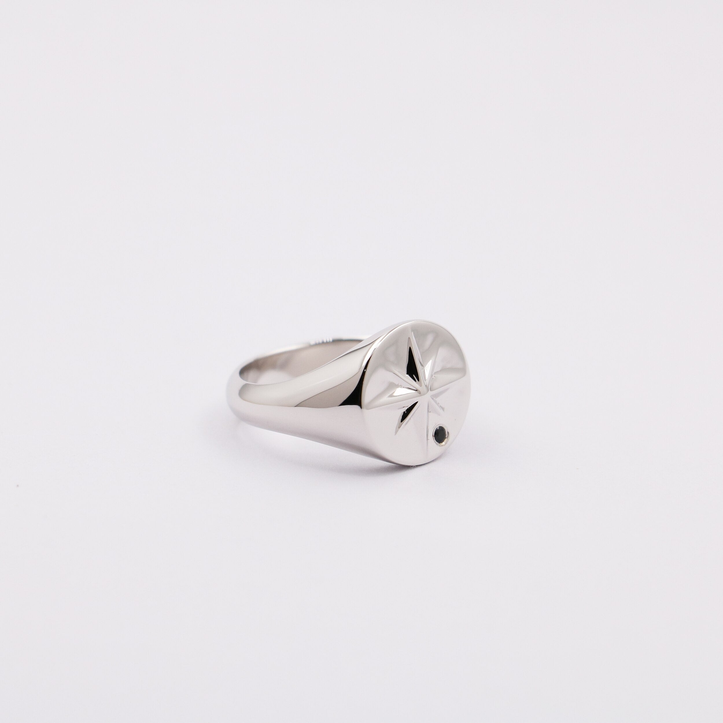 Sterling Silver Minimal Navigator Ring