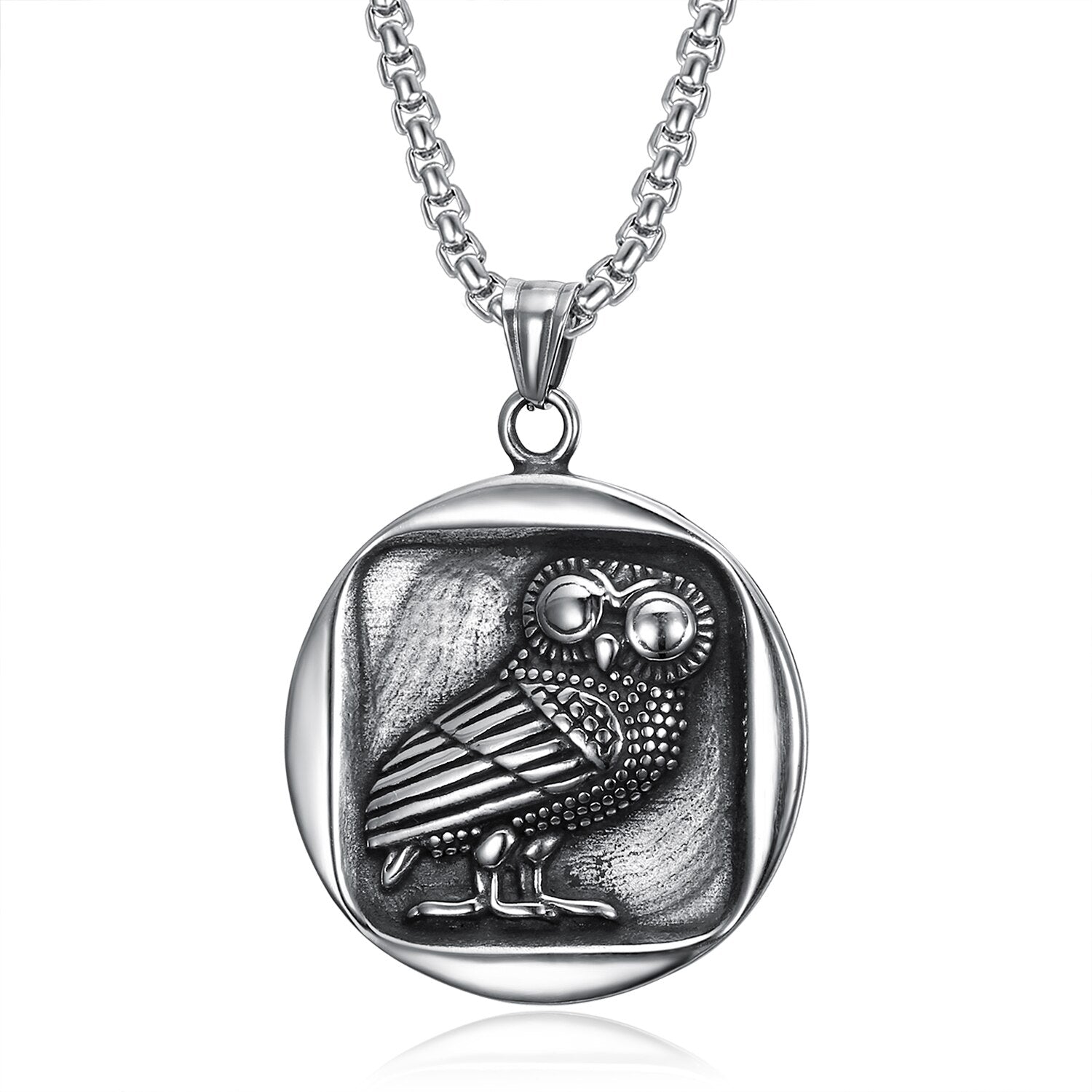 Wisdom Owl Pendant Necklace