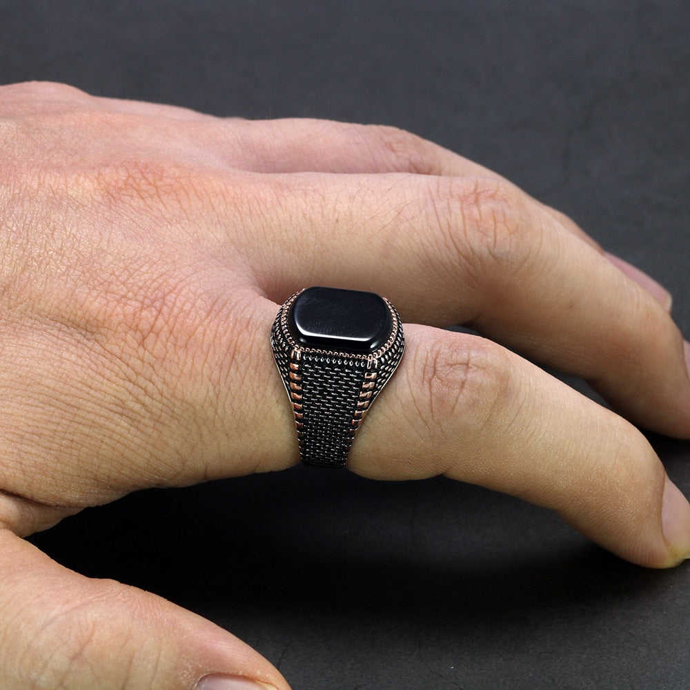 925 Onyx Sting Ring