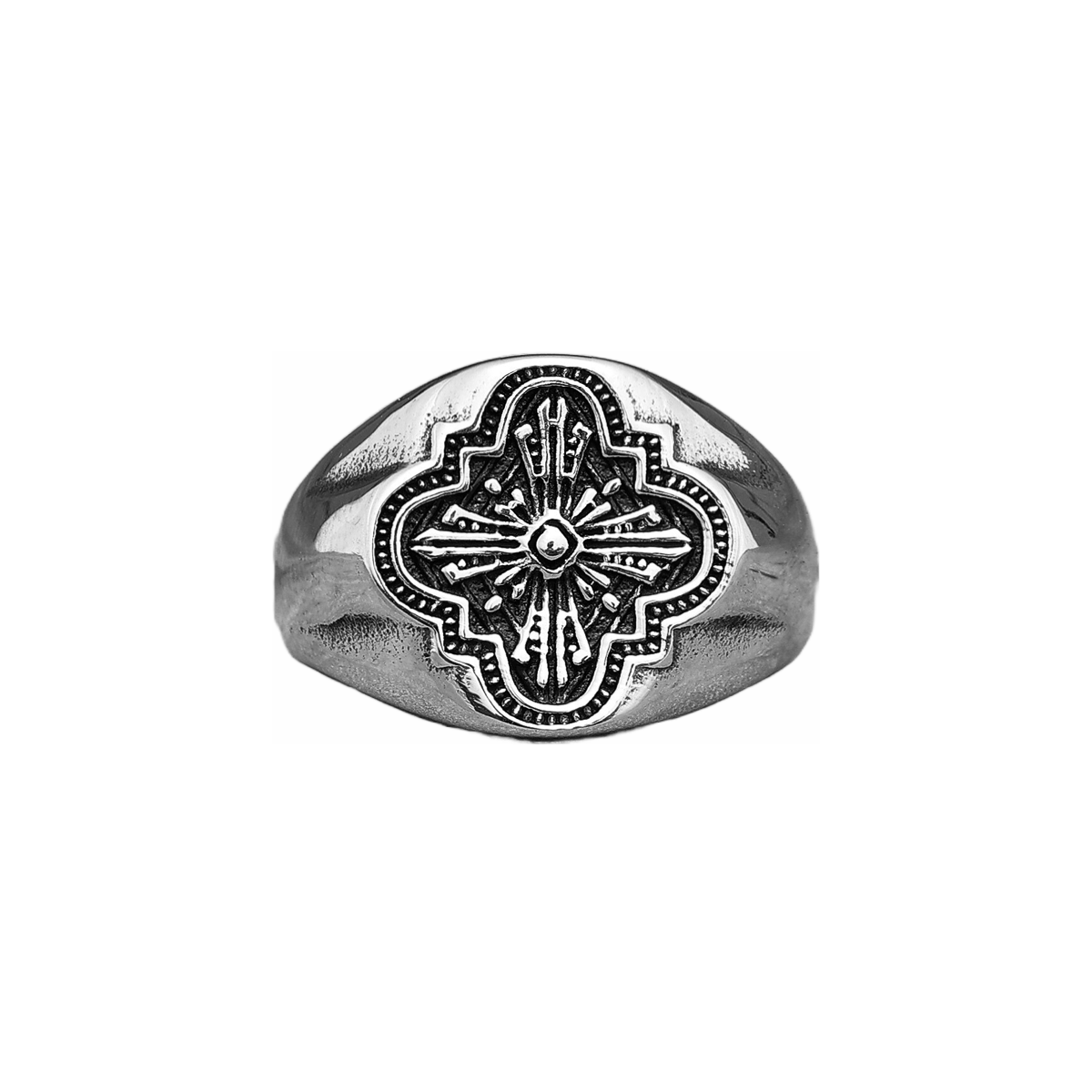 Old World Cross Signet Ring