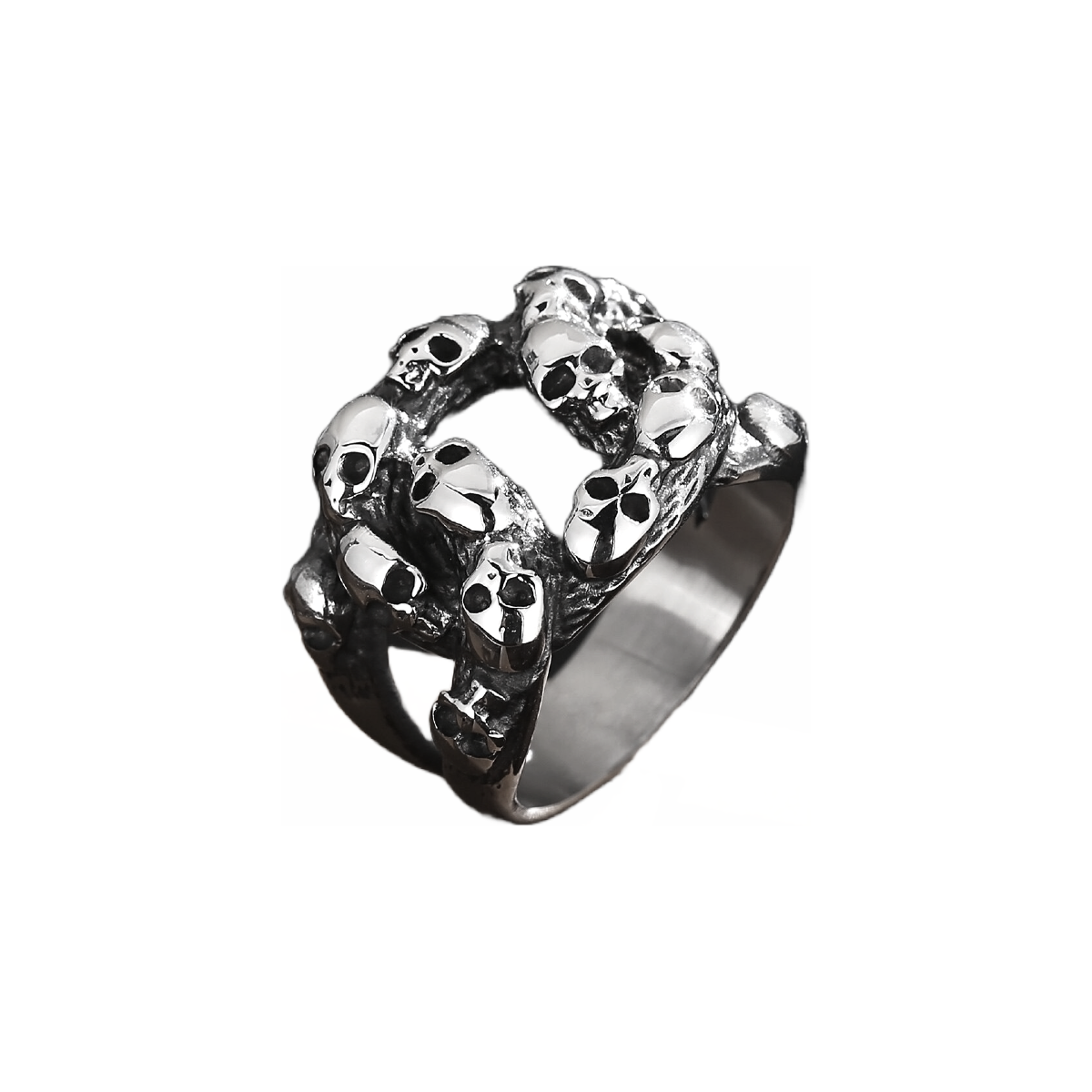 Skull Chain Ring