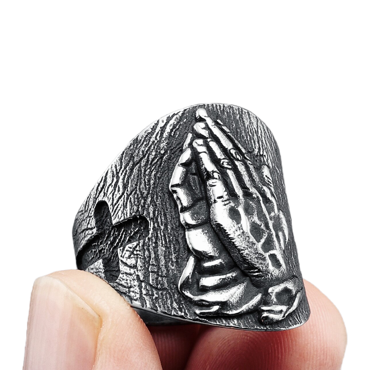Carved Pray Ring