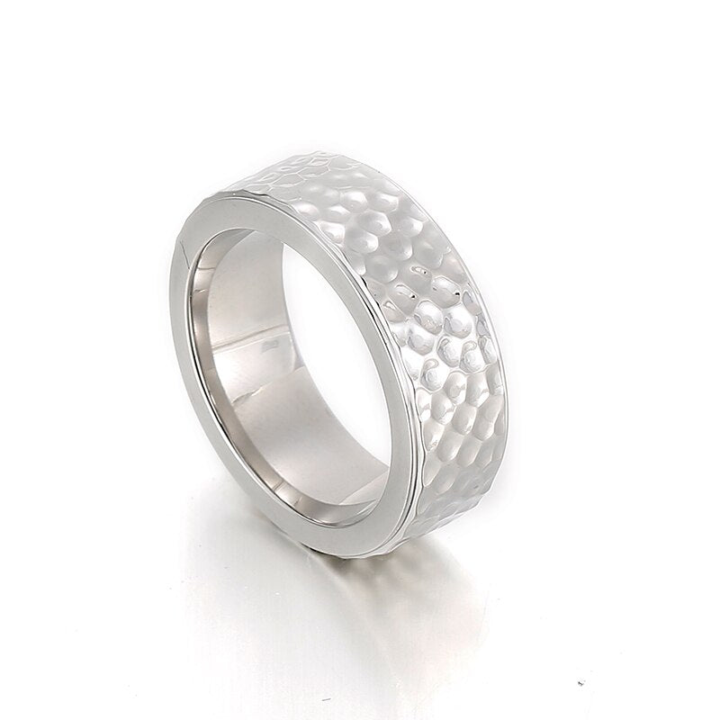 Hammered Band Ring