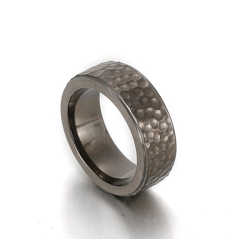 Hammered Band Ring