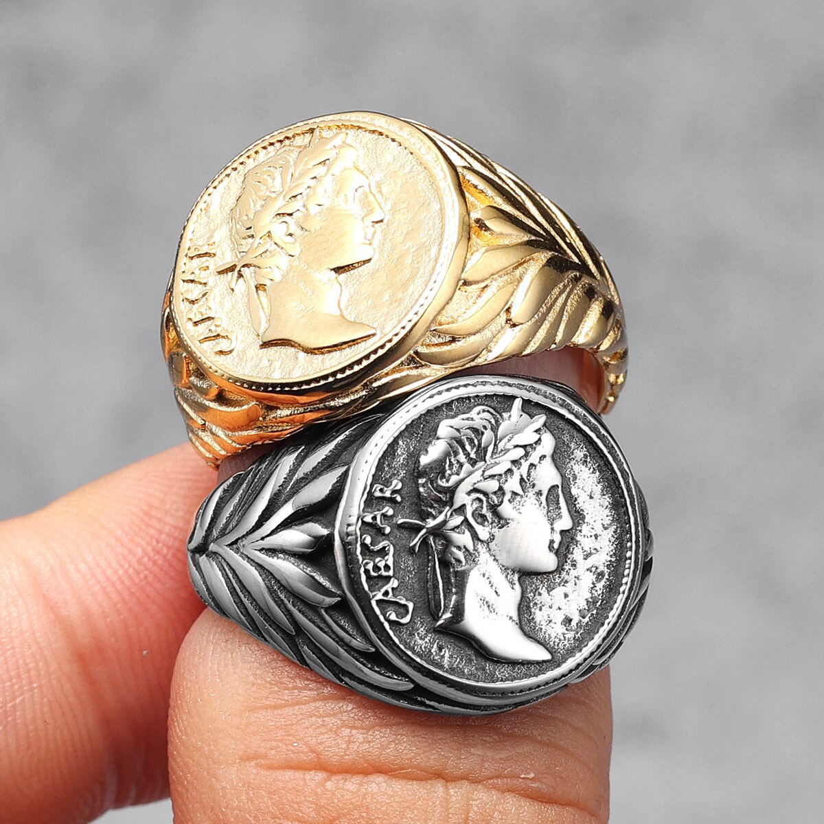 Roman Coin Ring