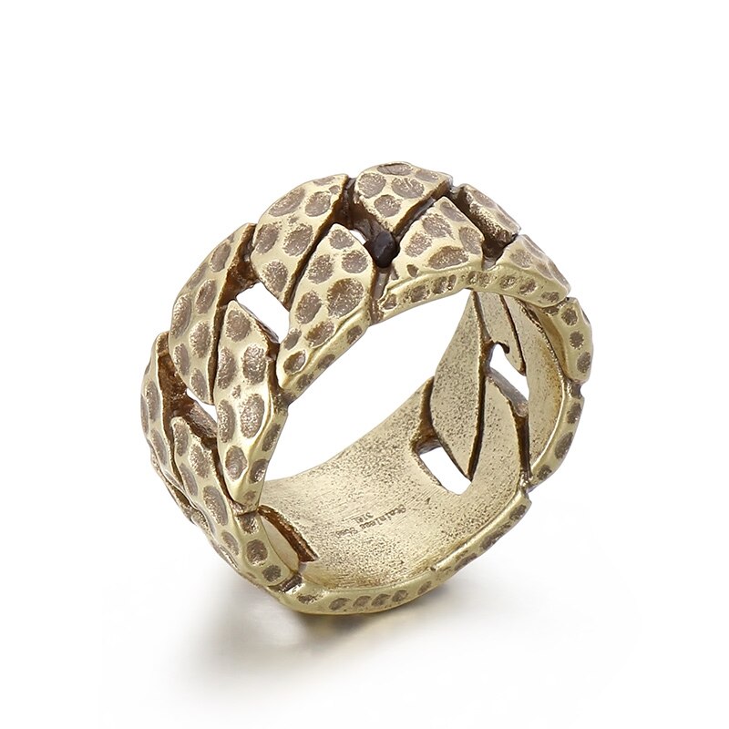 Hammered Chain Ring