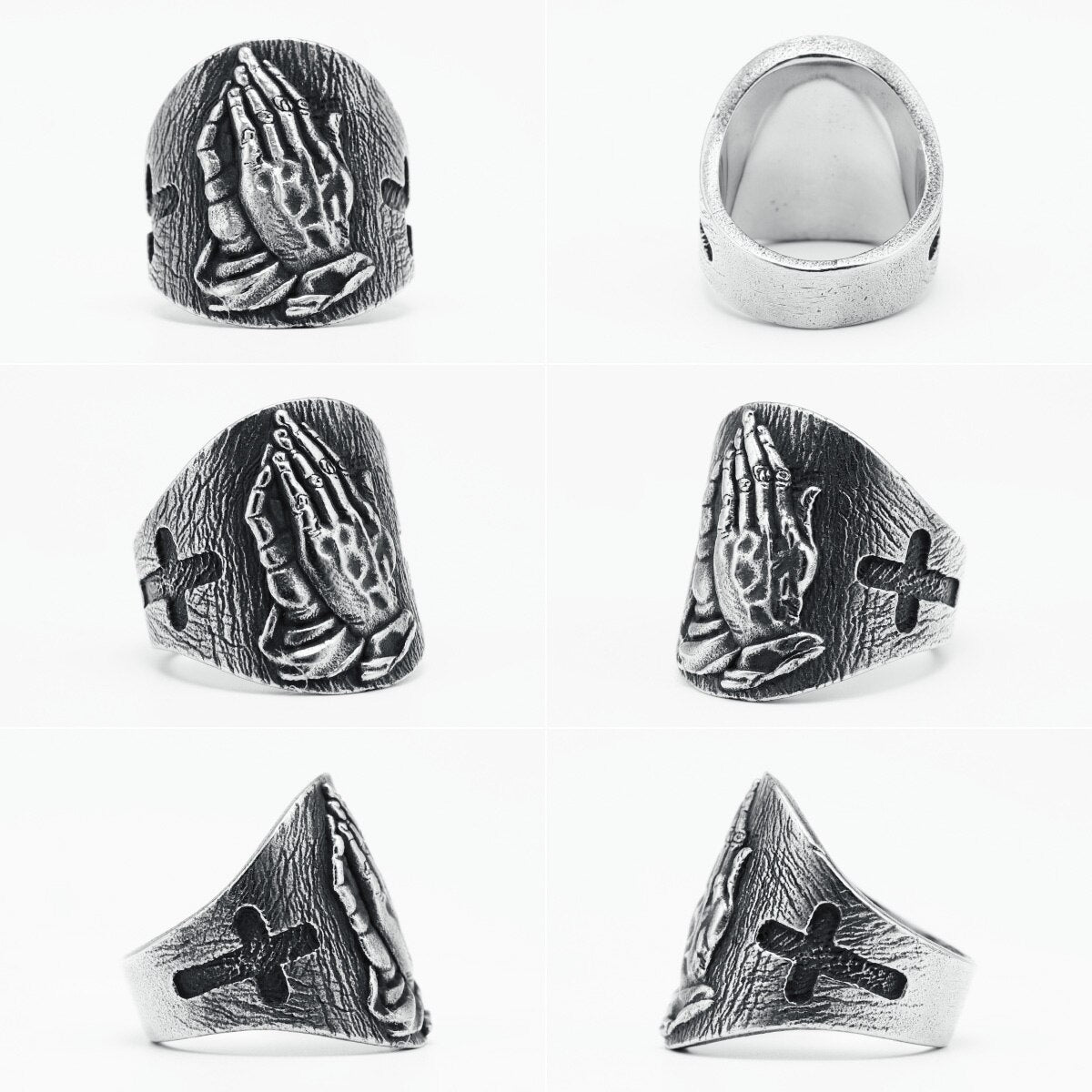 Carved Pray Ring