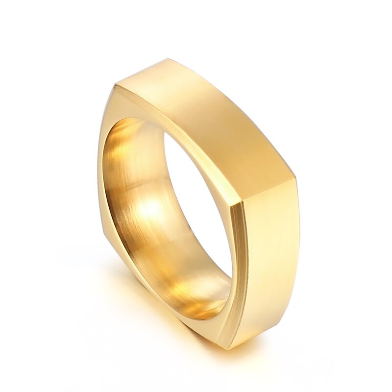 Curve Square Ring