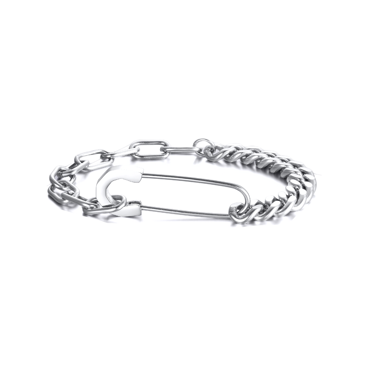 Clip Double Chain Bracelet