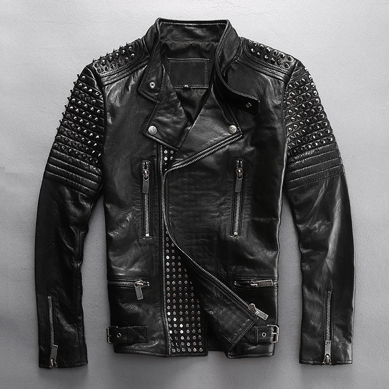 Rebellion Racer Studded Jacket – Rebel Saint Co