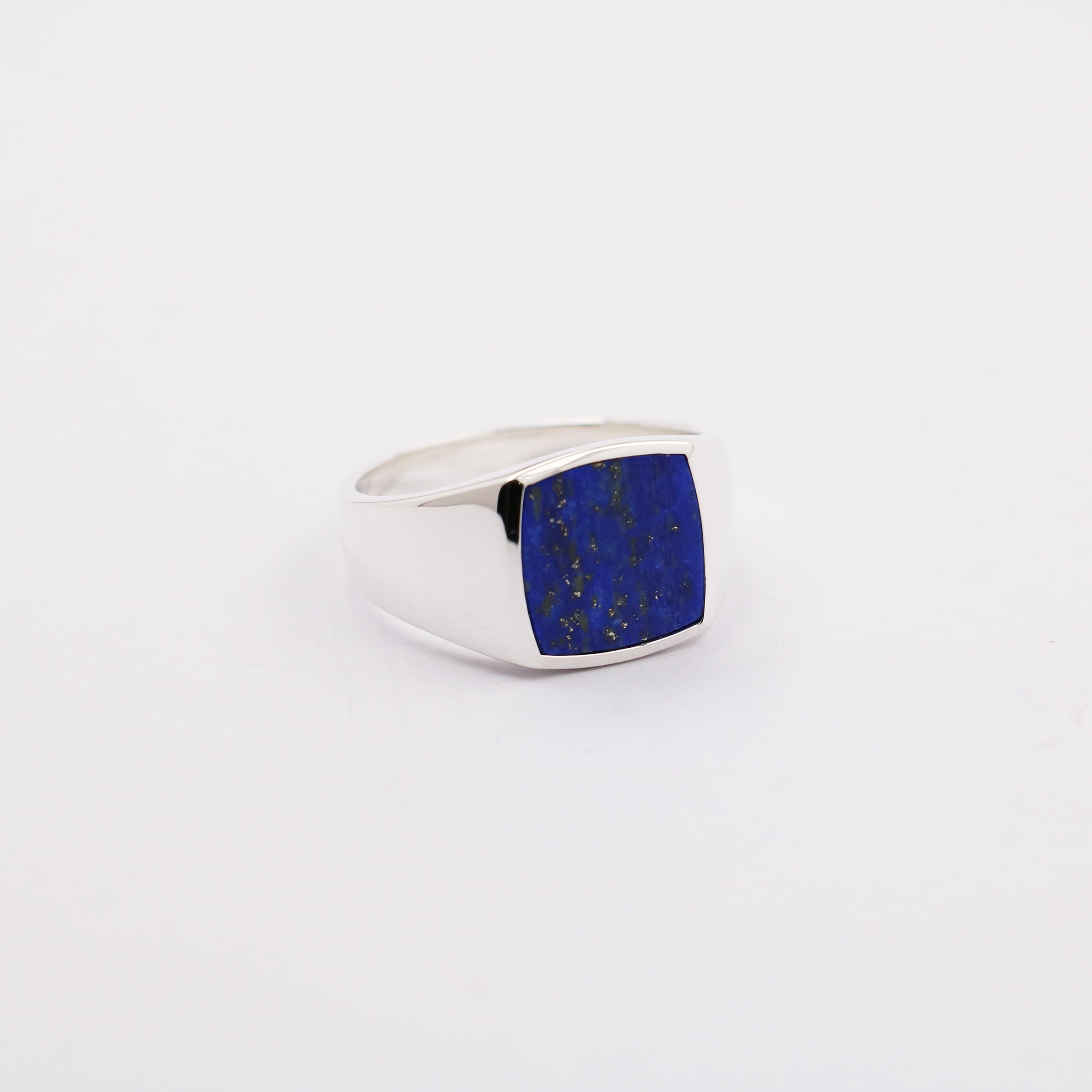 A Lazuli Wisdom Ring | Sterling Silver from Rebel Saint Co with a lapis lazuli stone.