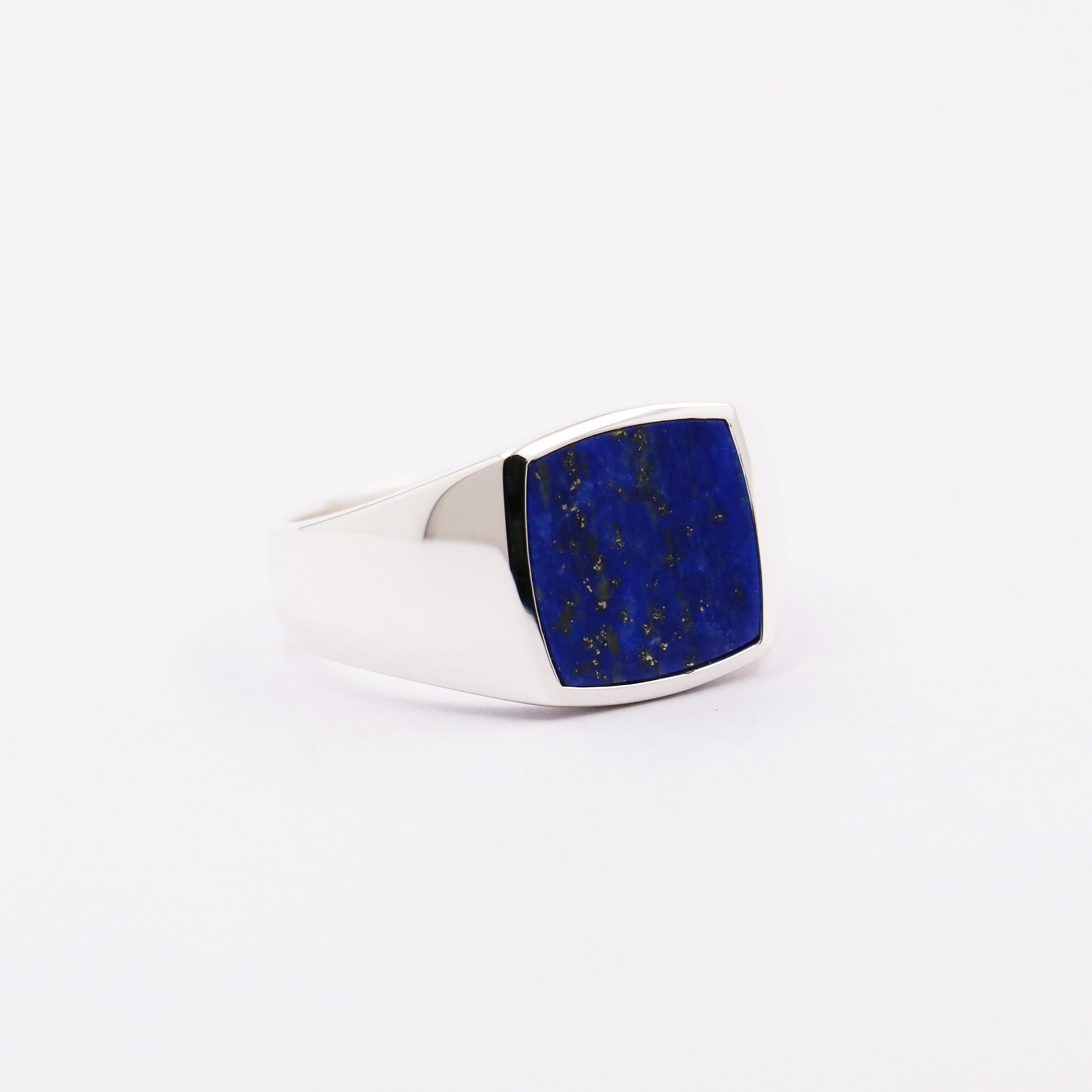 A Lazuli Wisdom Ring | Sterling Silver from Rebel Saint Co with a lapis lazuli stone.
