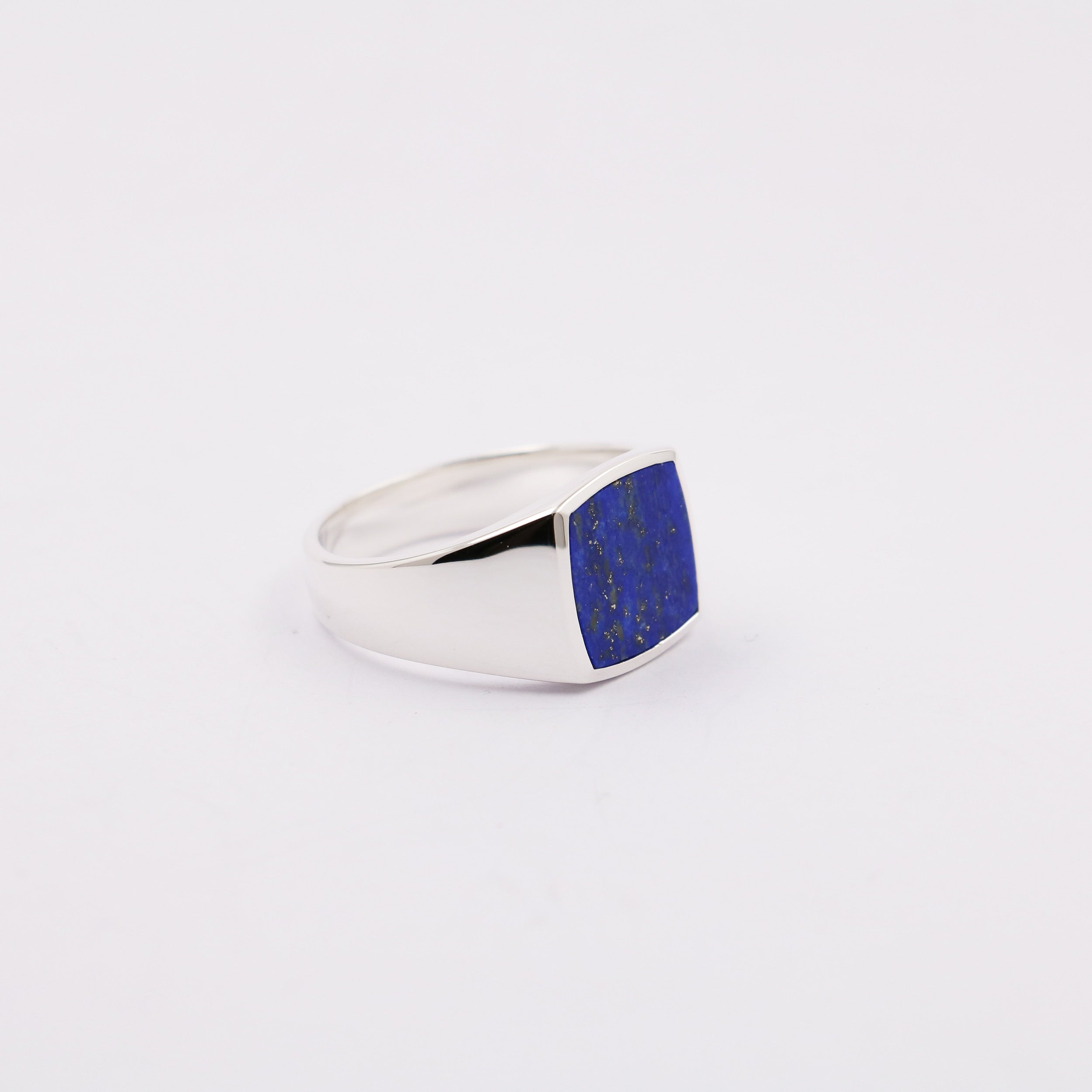 A Lazuli Wisdom Ring | Sterling Silver from Rebel Saint Co with a lapis lazuli stone.