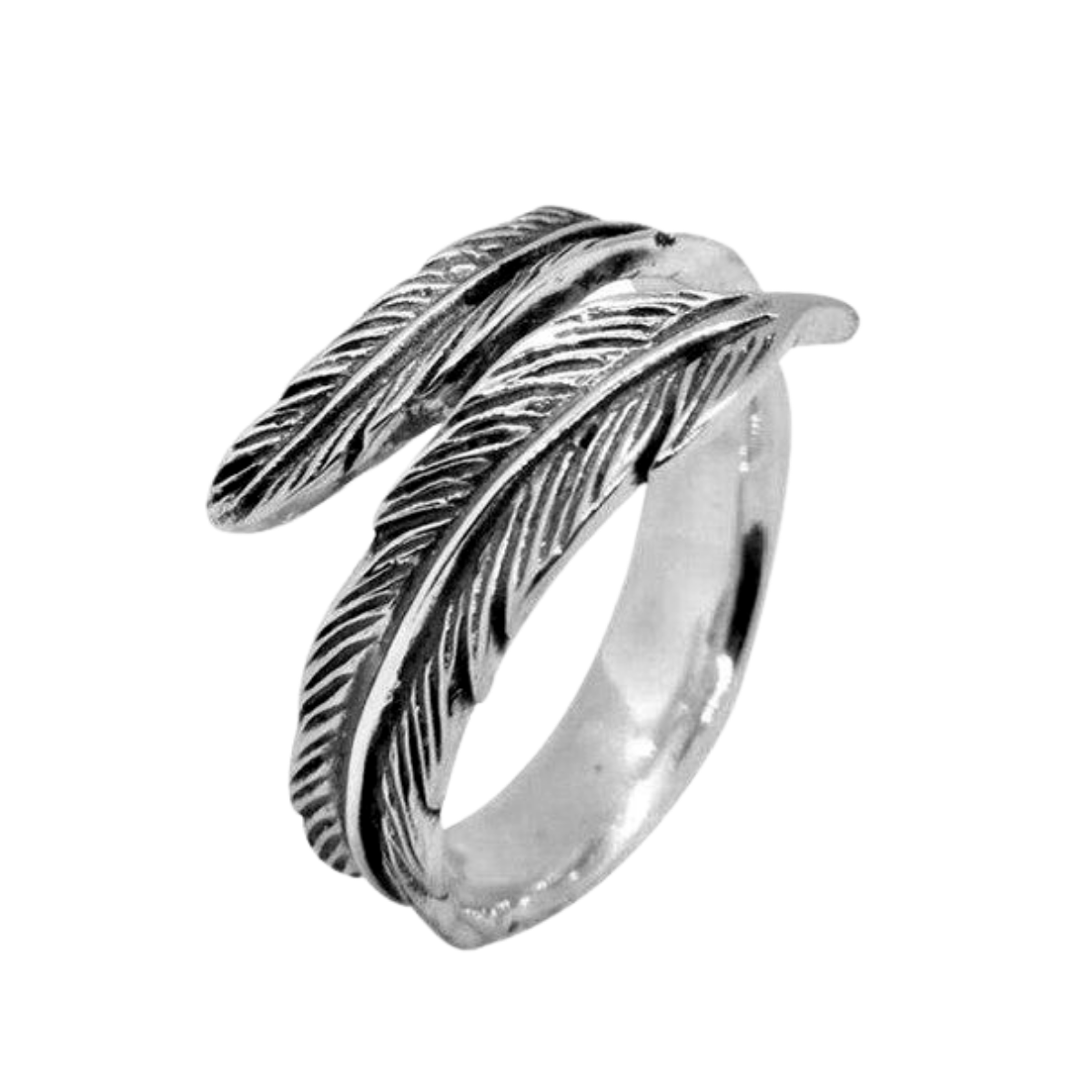 Feather Wrap 925 Ring