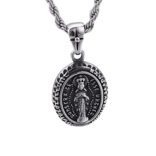 Mother Mary Pendant Necklace