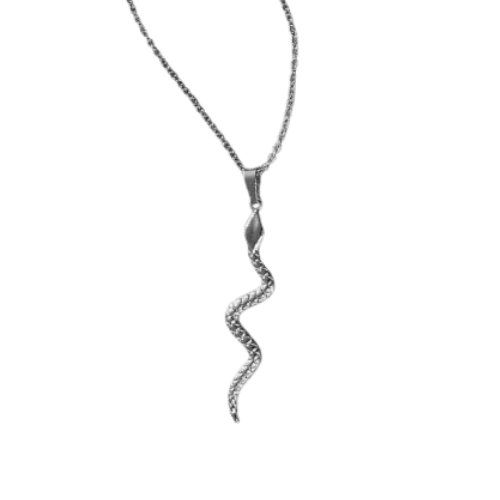 Snake pendant necklace