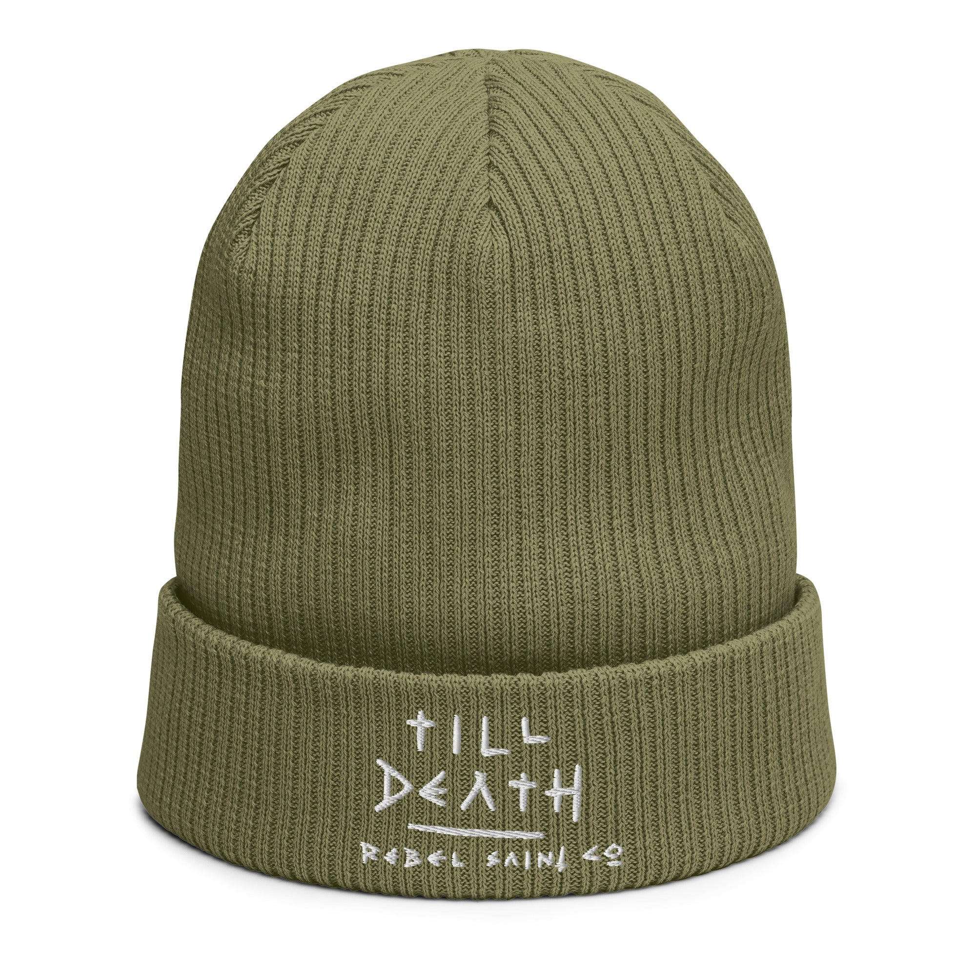 Till Death RS Organic ribbed beanie