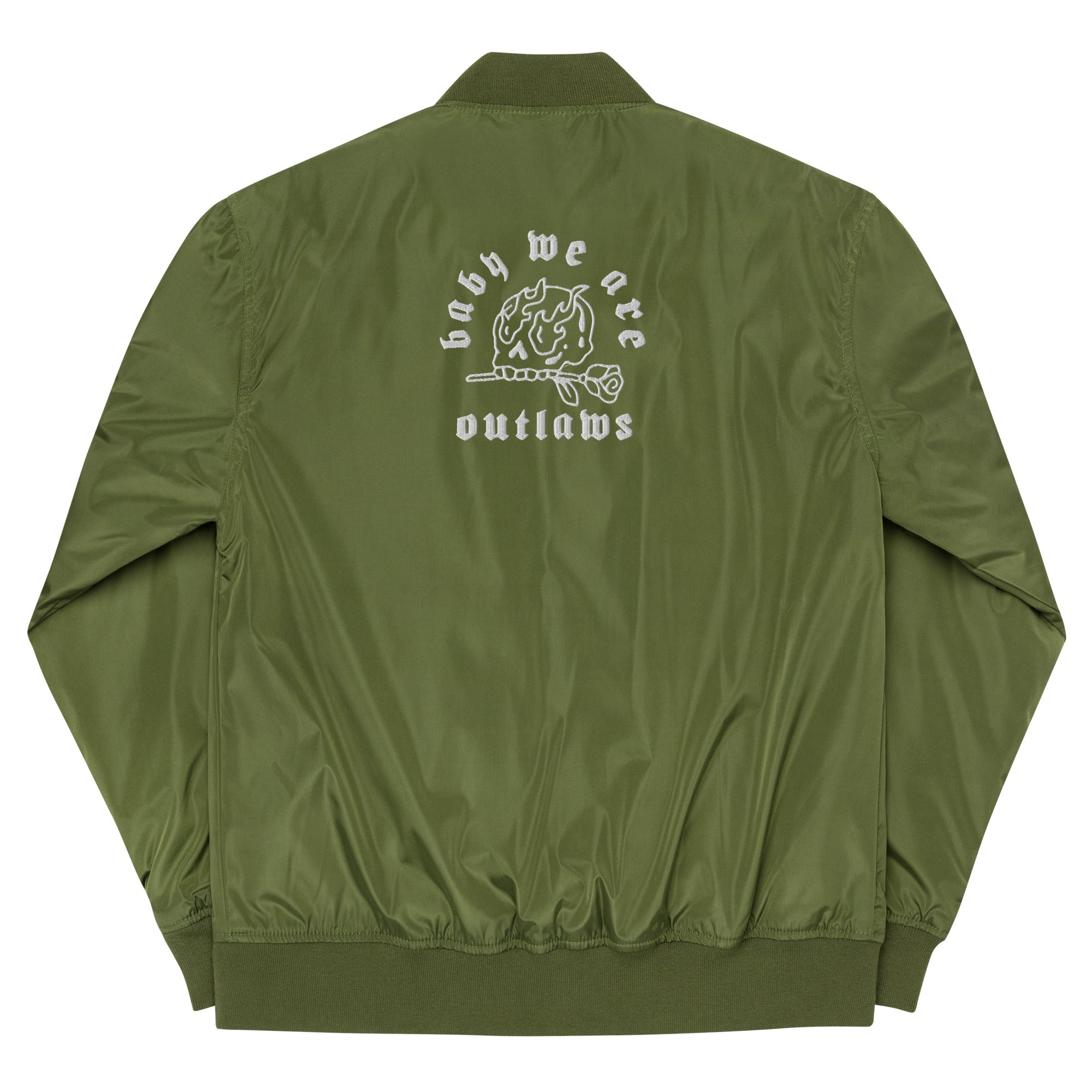 Outlaws Premium recycled bomber jacket