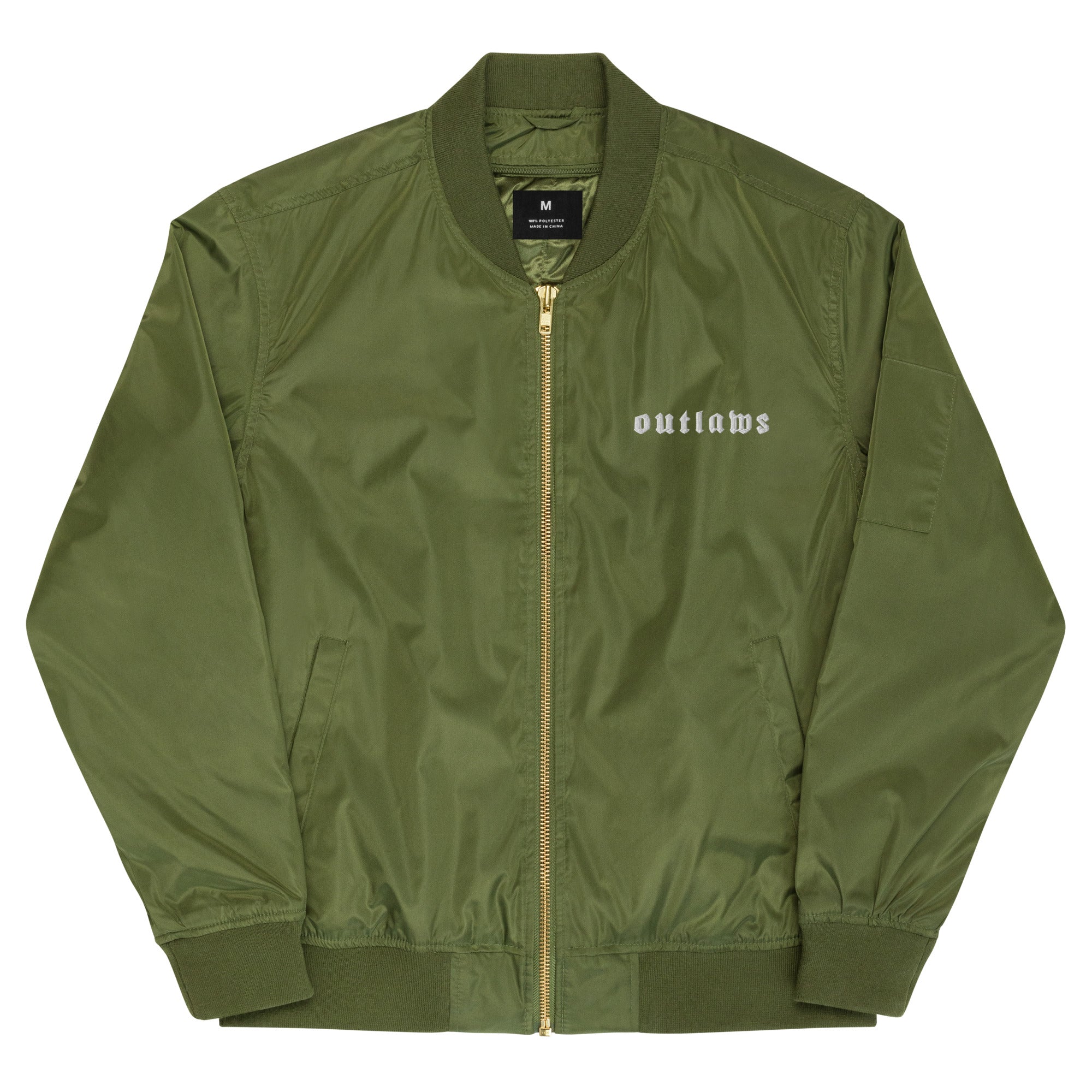 Outlaws Premium recycled bomber jacket