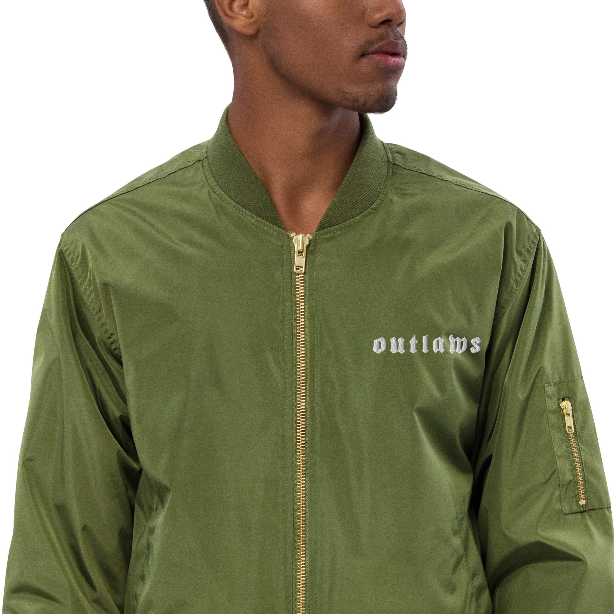 Outlaws Premium recycled bomber jacket