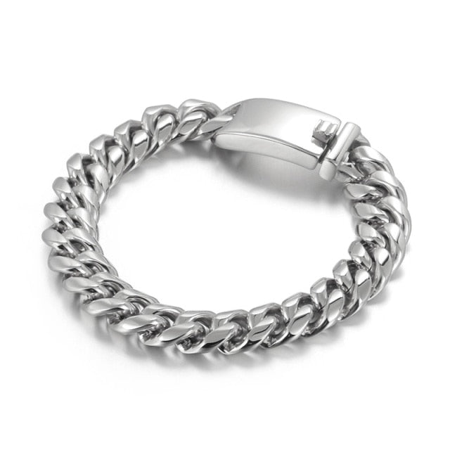 12mm Cuban Chain Bracelet