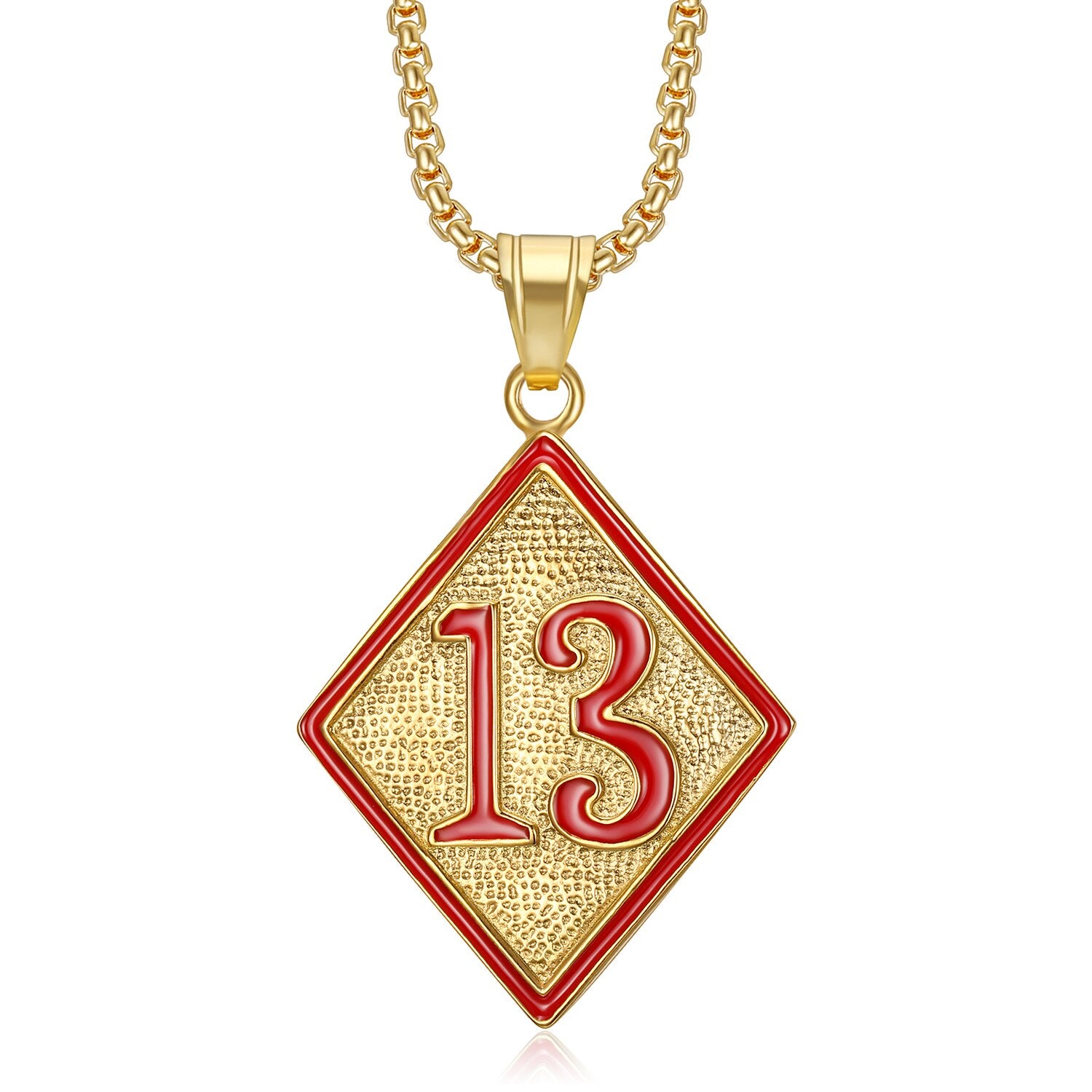 Lucky 13 Pendant Necklace