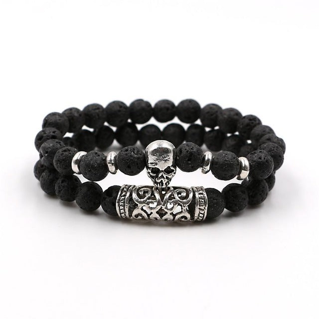 Phantom Skull Bracelet Stack