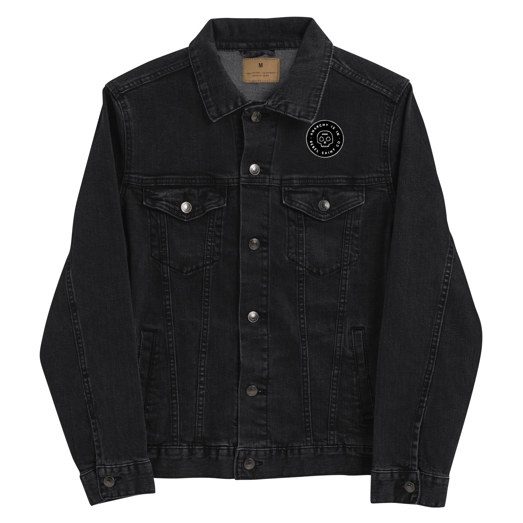 Memento Mori Skull Unisex denim jacket