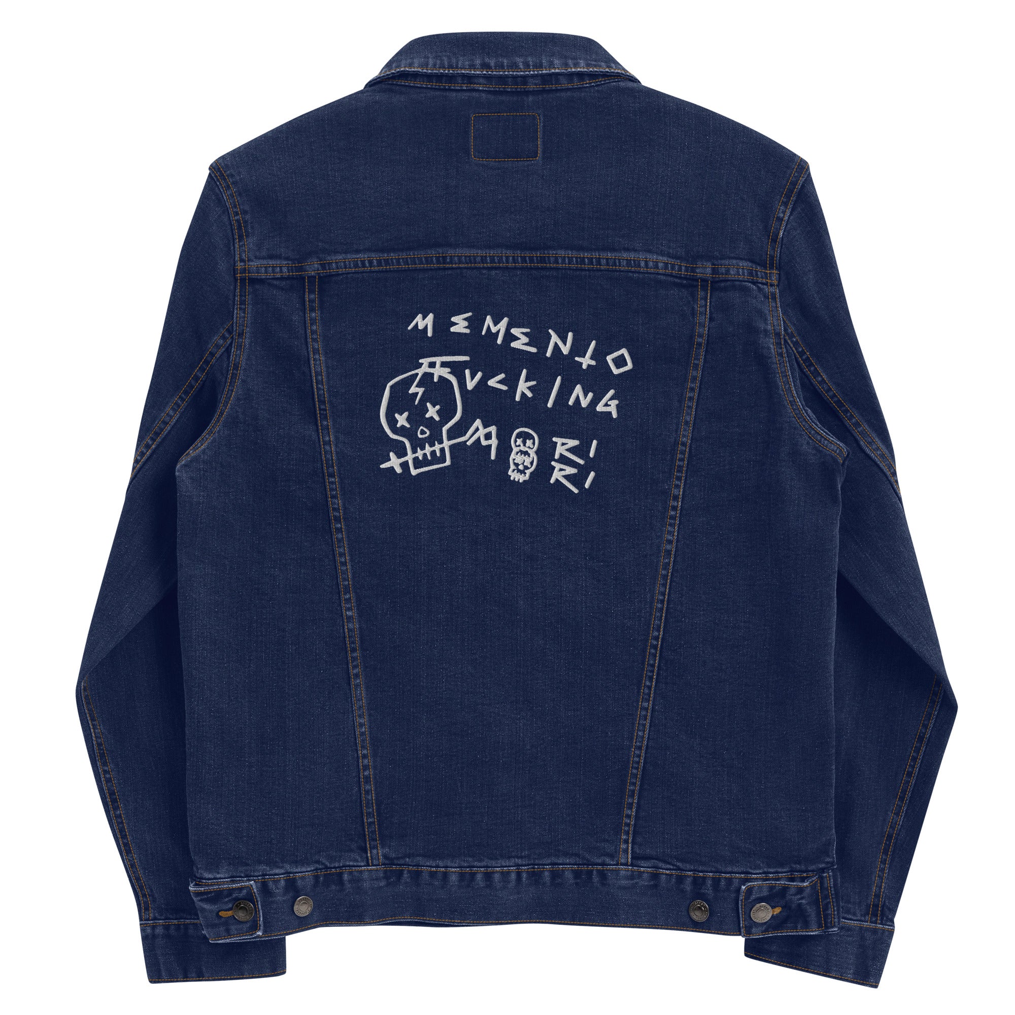 Memento Mori Skull Unisex denim jacket