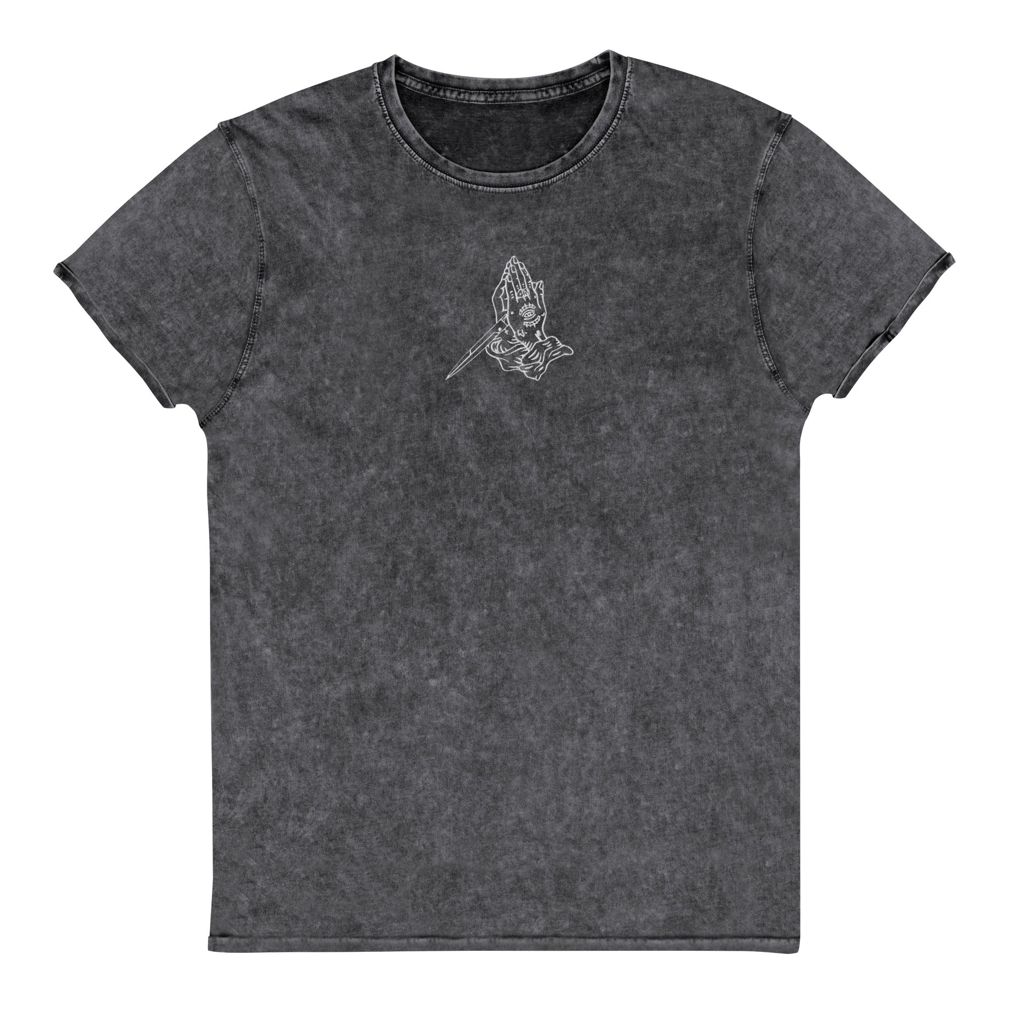 Prayer hands Denim T-Shirt