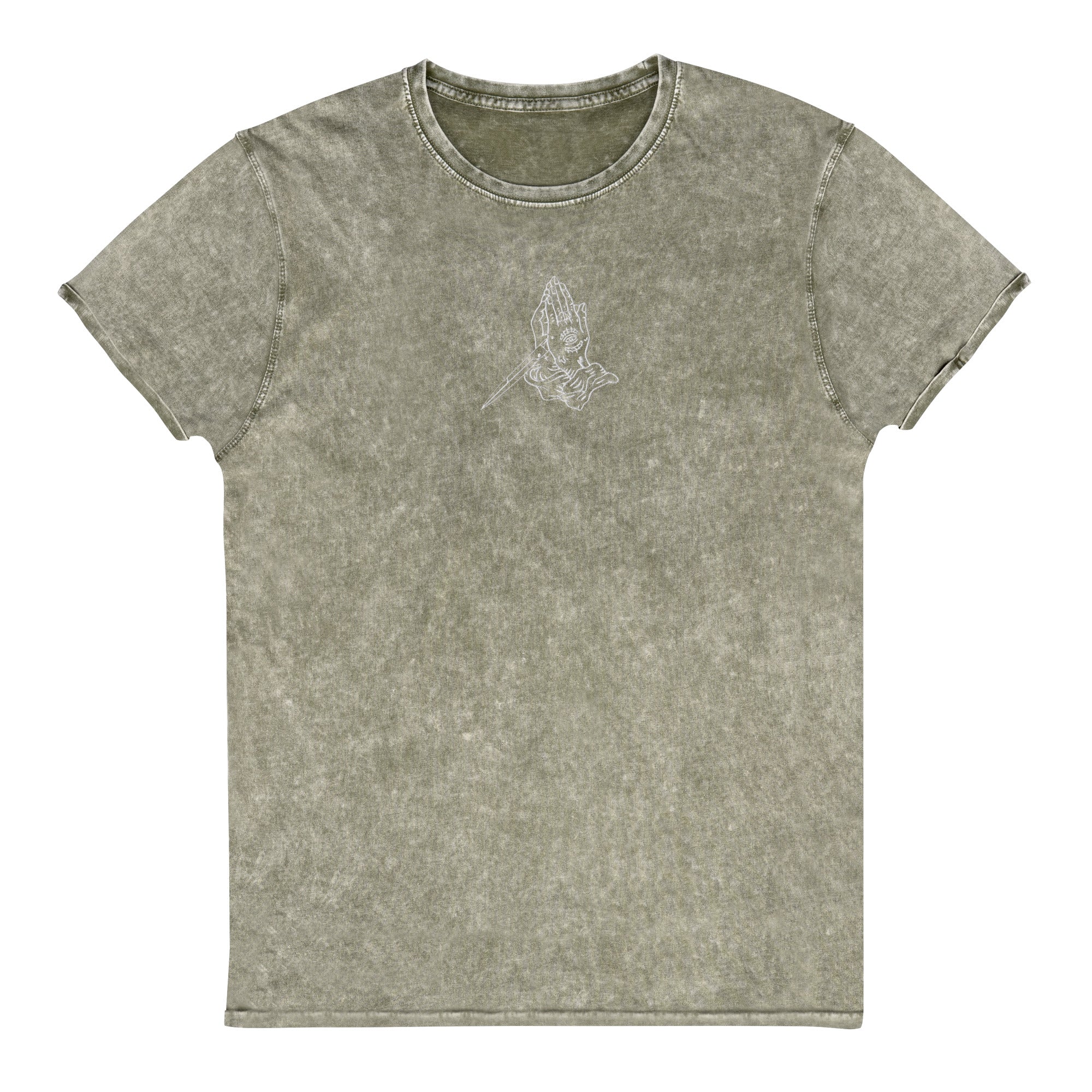 Prayer hands Denim T-Shirt